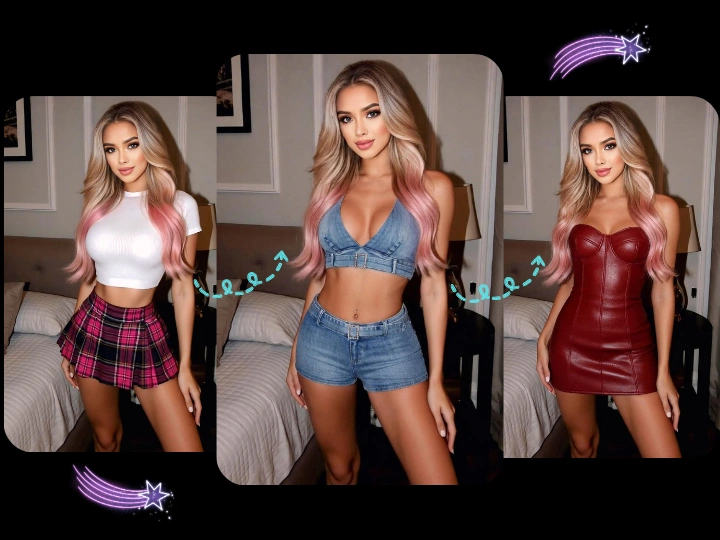 Essai virtuel en ligne gratuit pour un style décontracté et des modifications amusantes