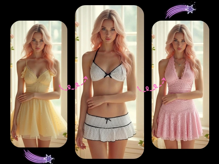 Clothes Swap AI pour du contenu créatif et des concepts visuels